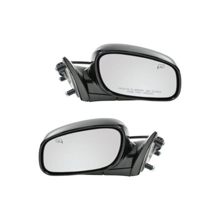 Manual Door Mirror For Honda Civic, Black Textured