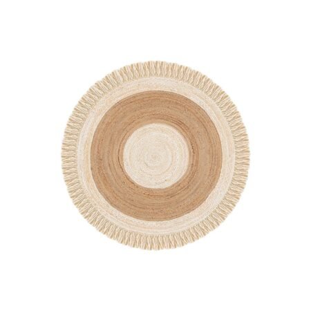 Geo Carved Almond Brown Kids Performance Area Rug