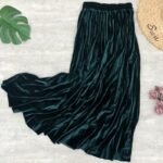 Velvet Pleated Skirt (Series-1)