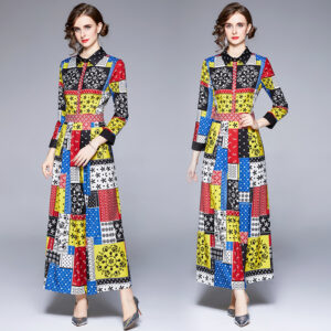 Printed Long Dress