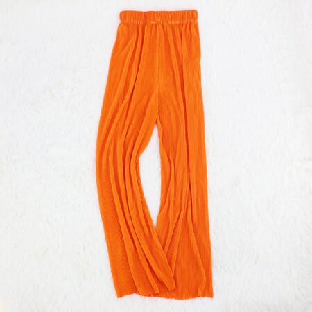 1 Colour Pleated Mopping Pant (Orange)