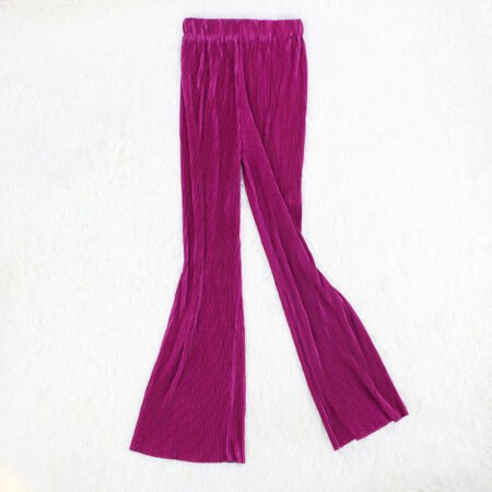 1 Colour Pleated Mopping Pant (Hot Pink)