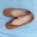 New Square Toe Boat Korean Style Shallow Mouth Flat Shoes (Pink)