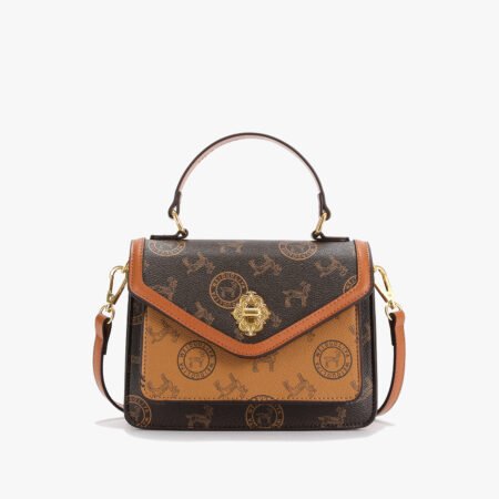 Cross-Border High-End Printed Retro Niche Light Luxury Fashion All-match Hand Bag