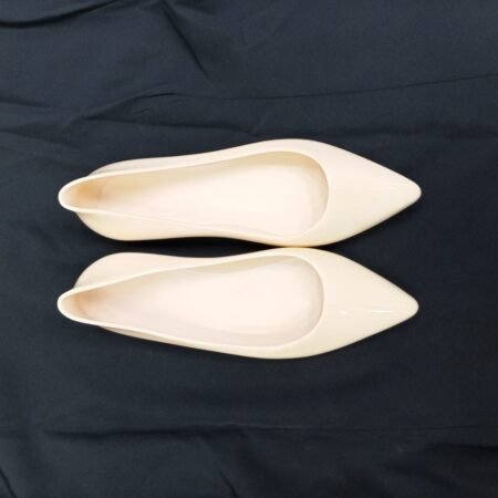 Women’s Shallow Mouth Fashionable Solid Color Flat Shoes (Apricot)