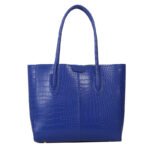 Large-Capacity New Trend Fashion Casual Commuting Portable Tote Bag (Blue)
