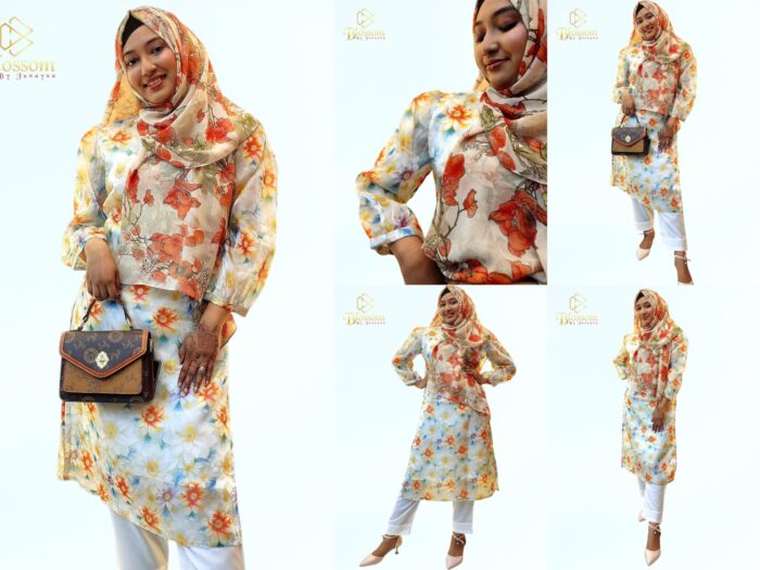 Ghimichu Tissue 2pcs Set (Flower Printed)