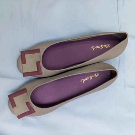 Womens Fashionable Flat-Soled Daily Casual Low-Heeled Shoes (Ash)