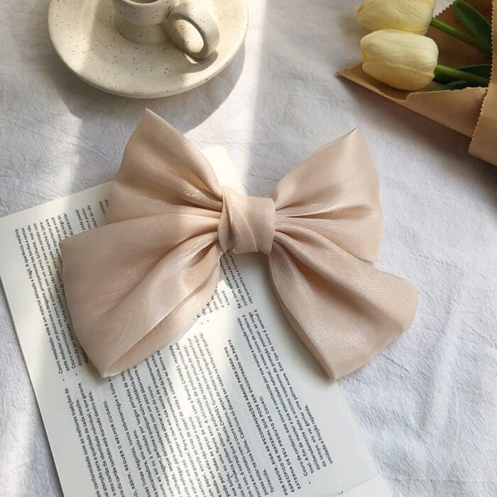Hair Bow's - Apricot