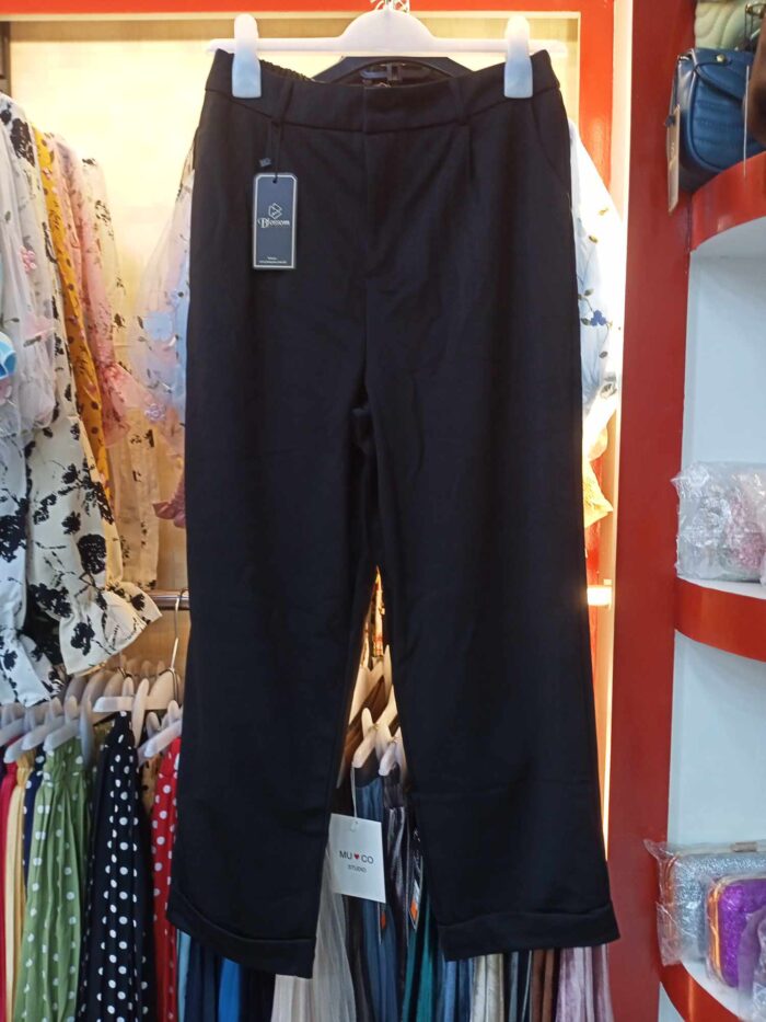 Women's Straight Stretch Formal Strip Pants - Image 2
