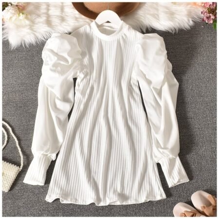 Long Bubble Top (White)