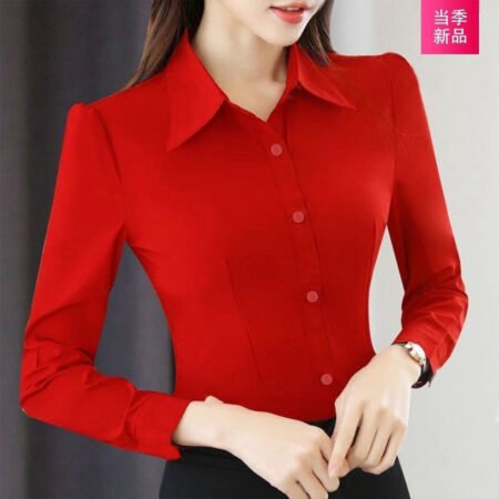 1 Colour Formal Shirt ( Red )